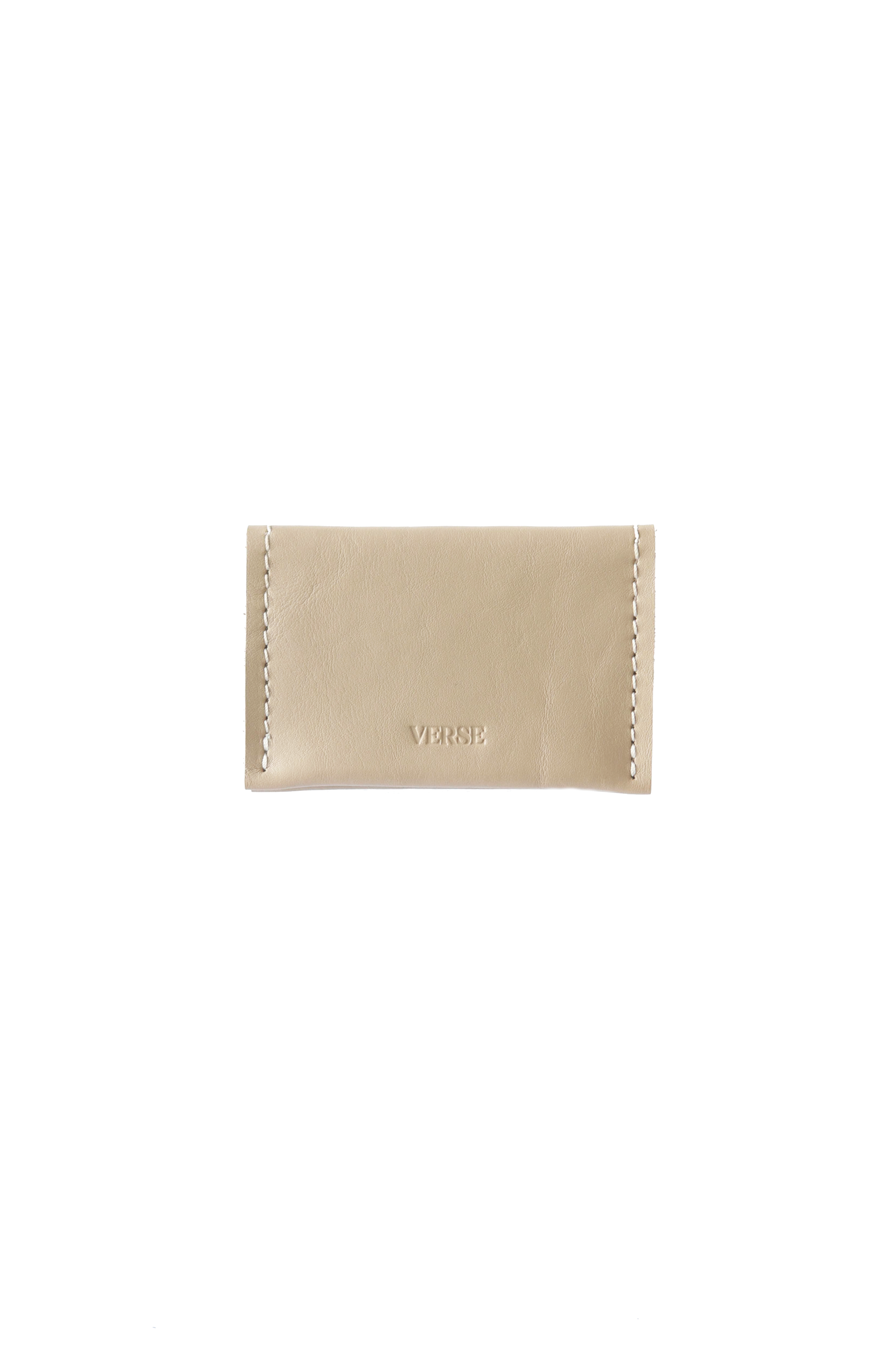 Small Fortune Leather Wallet in Pearl White