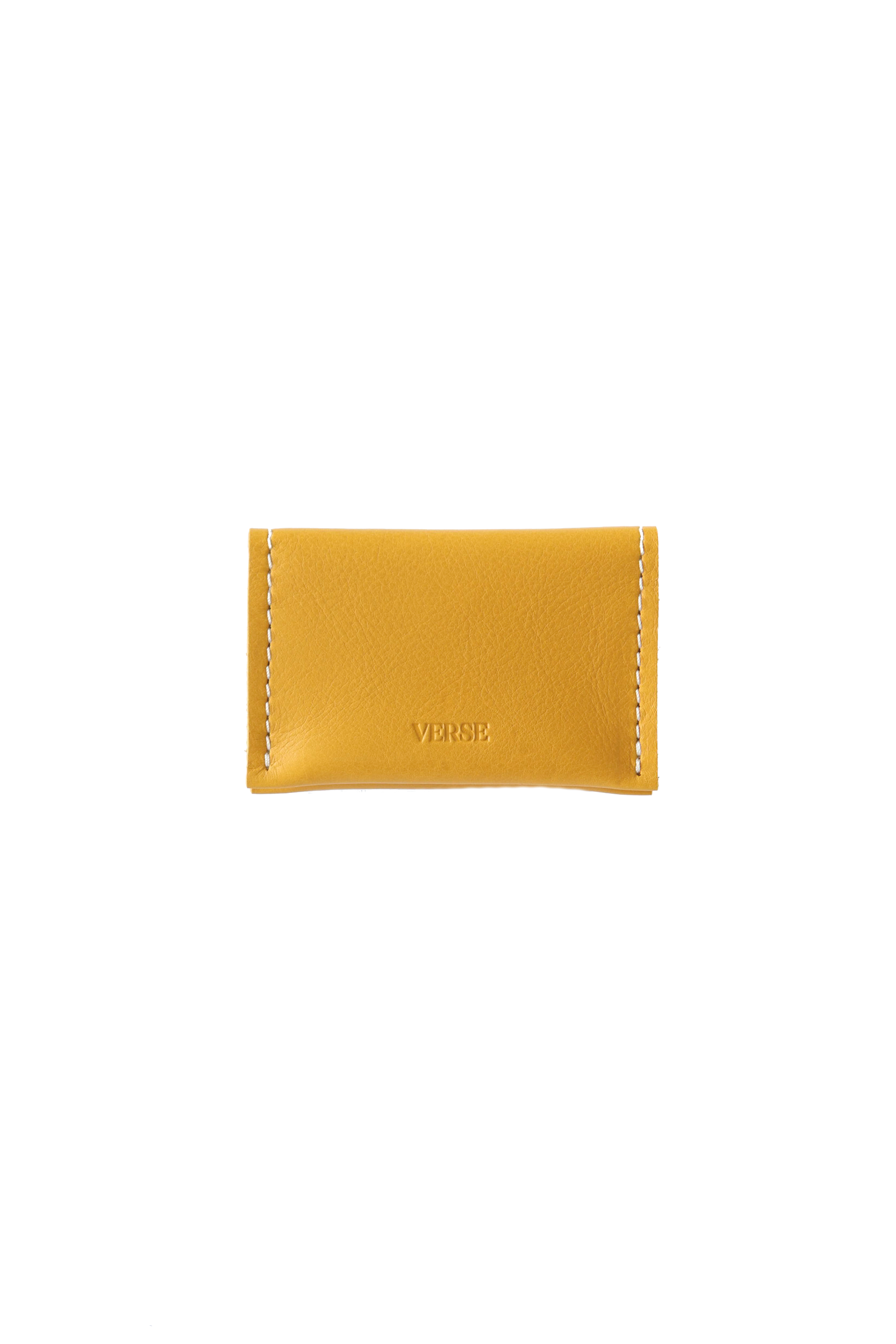 Small Fortune Leather Wallet in Sun Yellow
